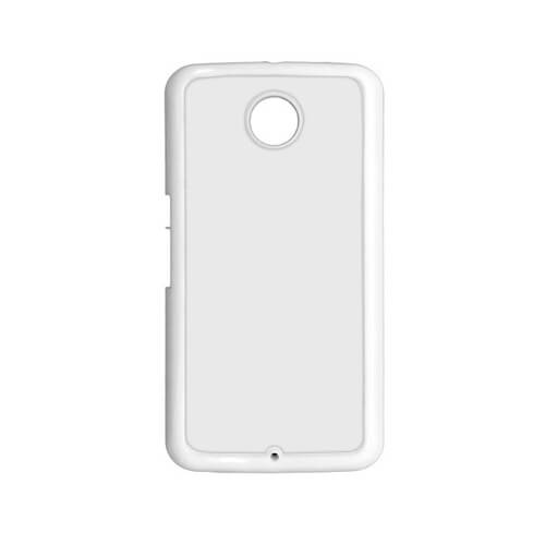 LG Nexus 6 fehér műanyag tok szublimáláshoz, préseléshez
