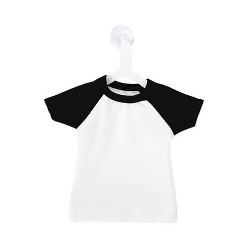 Szublimálható Mini póló akasztóval - fekete