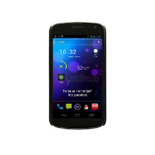 Samsung Galaxy Nexus fekete műanyag tok szublimáláshoz, préseléshez