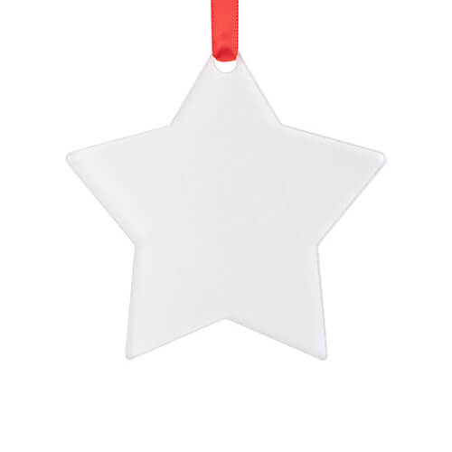 Szublimálható akril karácsonyfa dísz - csillag
