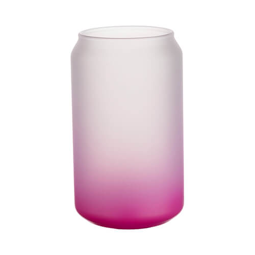 Szublimálható 400 ml-es tejüveg pohár- lila átmenetes