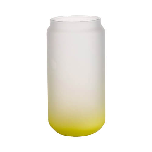 Szublimálható 550 ml-es tejüveg pohár-lime átmenetes