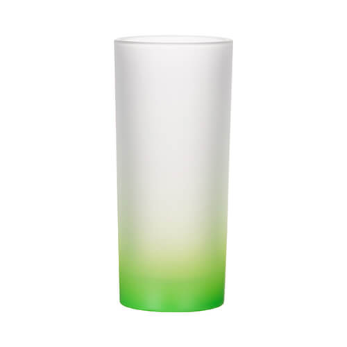 Szublimálható 200 ml-es tejüveg pohár- zöld átmenetes