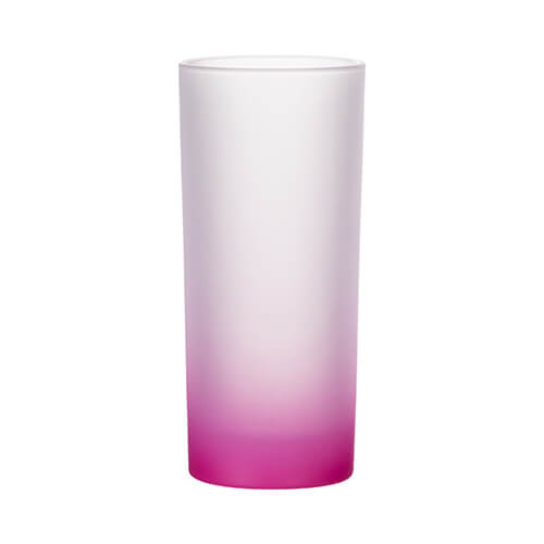 Szublimálható 200 ml-es tejüveg pohár- lila átmenetes