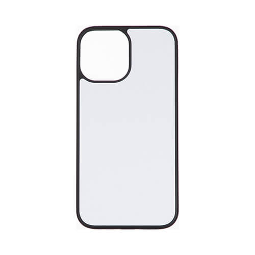 Szublimálható iPhone 12 Pro Max gumi tok - fekete