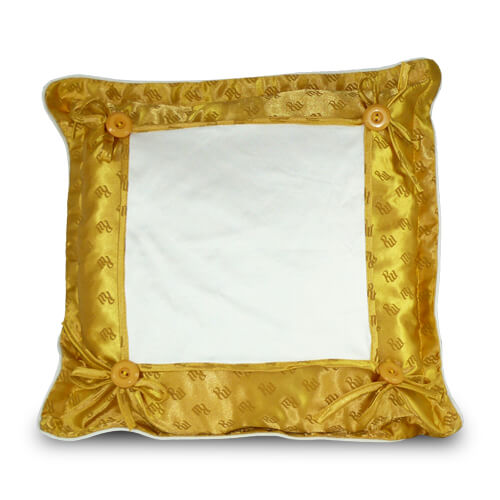 Szublimálható 40 x 40 cm-es arany színű prémium minőségű párnahuzat