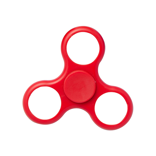 Szublimálható műanyag fidget spinner - Forgószél - piros