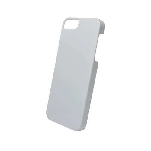 iPhone 5/5S fényes fehér 3D tok szublimáláshoz, préseléshez