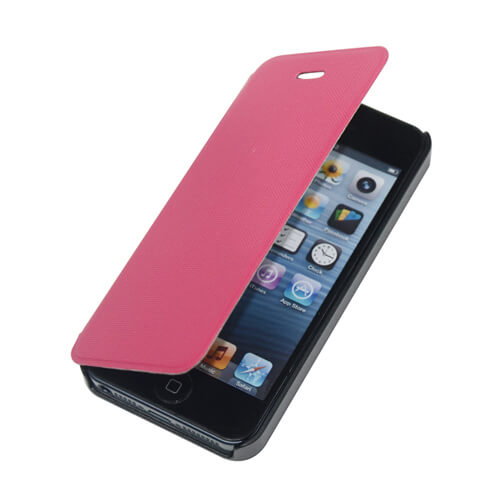 iPhone 5/5S rózsaszín felnyitható tok szublimáláshoz és hőpréseléshez