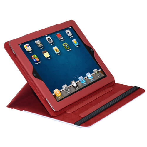 iPad piros bőrtok szublimáláshoz, préseléshez