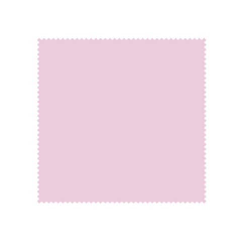 Szublimálható 14 x 14 cm-es rózsaszín zergebőr kendő