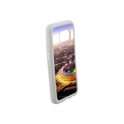 Samsung Galaxy S7 G9300 fehér gumi tok szublimáláshoz, préseléshez