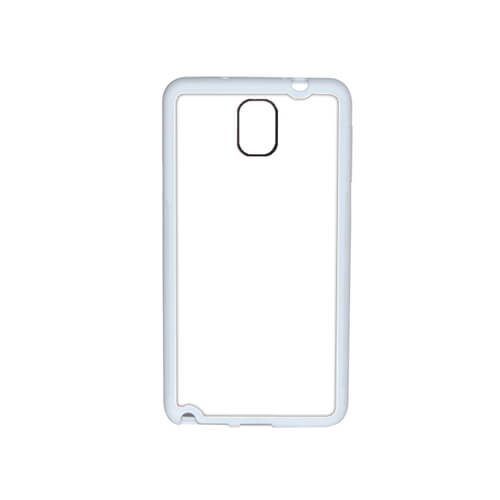 Samsung Galaxy Note 3 fehér gumi tok szublimáláshoz, préseléshez