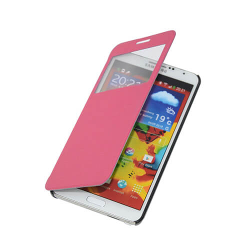 Samsung Galaxy Note 3 rózsaszín felnyitható tok szublimáláshoz, préseléshez
