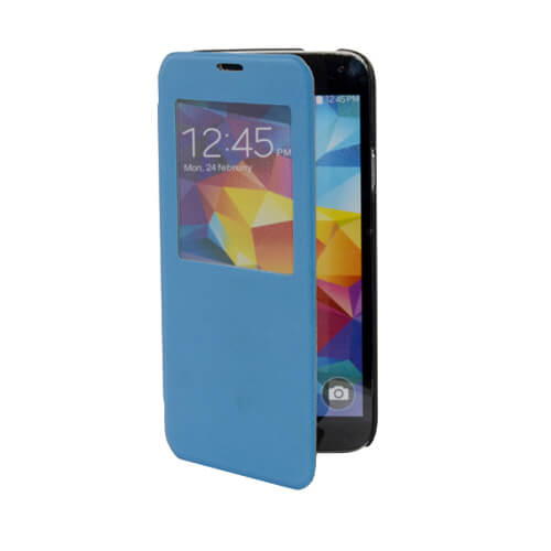 Samsung Galaxy S5 i9600 felnyitható kék tok szublimáláshoz, préseléshez