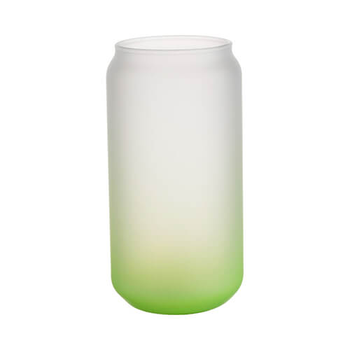 Szublimálható 550 ml-es tejüveg pohár- zöld átmenetes