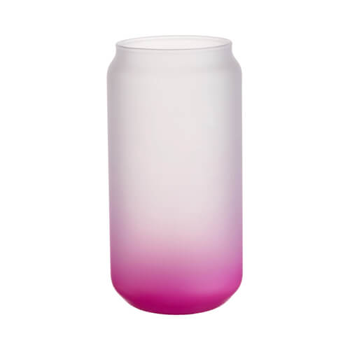 Szublimálható 550 ml-es tejüveg pohár- lila átmenetes