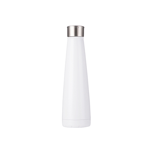 Szublimálható Bidon 420 ml piramis alakú ital palack - fehér