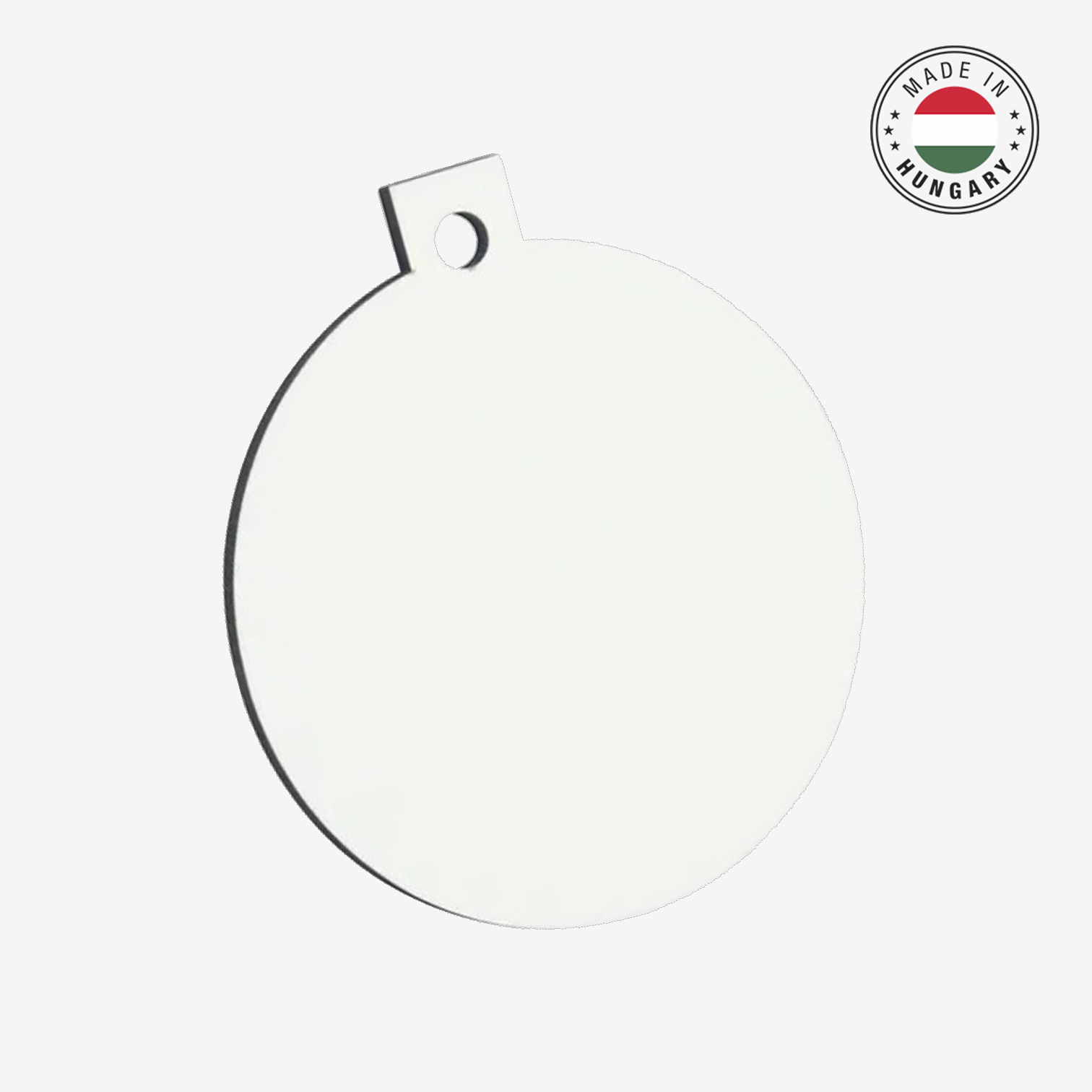 Szublimálható MDF kör alakú karácsonyfadísz