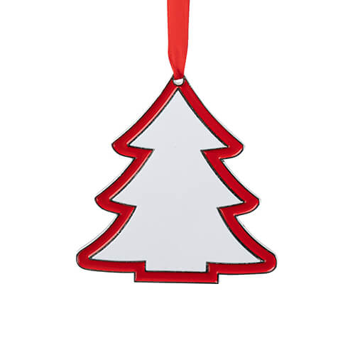 Szublimálható fém karácsonyfa dísz - karácsonyfa